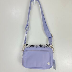 Lululemon Everywhere Belt Bag 2L Lavender Frost Gold Sold Out Trendy Crossbody